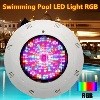 1 készlet 12V 18W víz alatti lámpák Víz alatti színváltó LED lámpák RGB IP68 távirányítóval (18W)