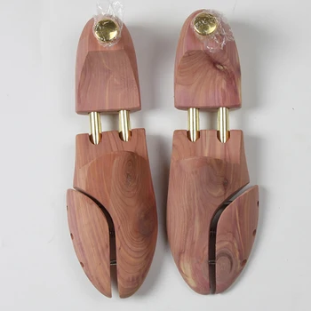 1 pár fa cipőfa formázó formák hordágy állítható cipőtartó tartó szervező tároló csomagtartó Férfi cipőágyak
