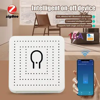 10A Zigbee Wifi intelligens kapcsoló 2-utas vezérlés Mini Wifi relé intelligens háztartási készülék automatizálási megszakító Alexa Alice Kezdőlap