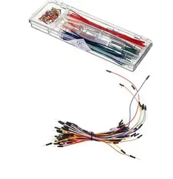 140db U alakú forrasztás nélküli kenyértábla jumper kábel kábel huzalkészlet + 65PCS kábel DIY