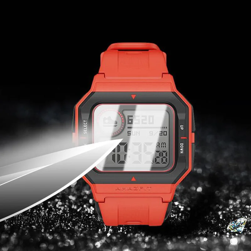 10Pcs edzett üveg képernyővédő fólia Huami Amazfit Neo Smart Watch készülékhez Robbanásbiztos karcálló 9H HD átlátszó film . ' - ' . 2