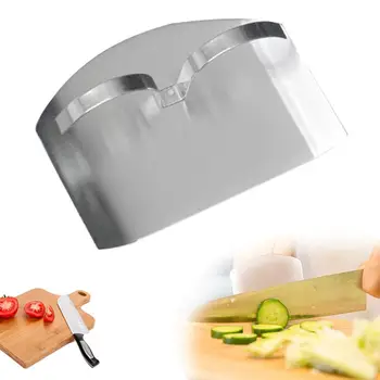 1db rozsdamentes acél ujjvédő Vágásgátló ujjvédő biztonságos zöldségvágó kézvédő konyhai eszközök
