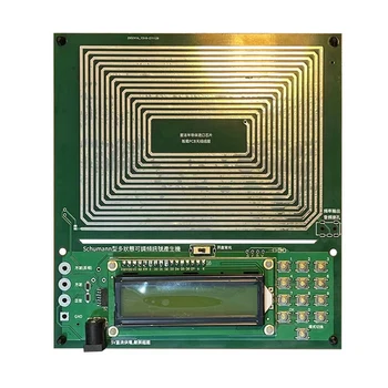 1Set DC5V állítható 0,01-100Khz 7,83HZ Schumann rezonancia ultra-alacsony frekvenciájú impulzushullám-generátor audio rezonátor zöld
