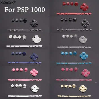 1set PSP 1000 konzol tartalék gombkészlethez 3 az 1-ben teljes kulcskészlet PSP 1000 konzolhoz tartalék gomb ABXY gombkészlet