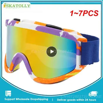 1~7PCS Új síszemüveg ködgátló síléc snowboard szemüveg férfi női gyermek síszemüveg UV400 védelem szélálló snowboard szemüveg