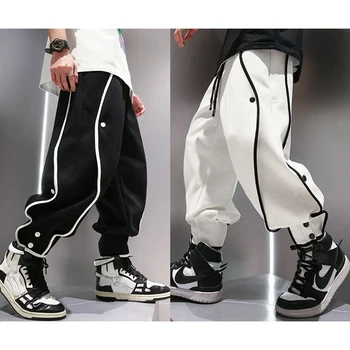 2023 Nadrág Férfi Hip Hop Harem nadrág Streetwear Harajuku Track Jogger melegítőnadrág Techwear nadrág nadrág Férfi nadrág