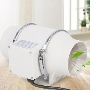 220V Légcsatorna ventilátor szellőztető szellőztető Szellőző Channnel cső elszívó elszívó konyhai fürdőszobai ventilátorhoz