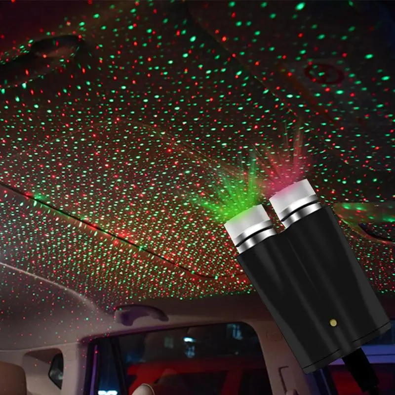 USB Star vetítőfény LED éjszakai fény fesztivál lámpához Tartós mini romantikus hangulatfény autóhoz Otthoni hálószoba parti . ' - ' . 2