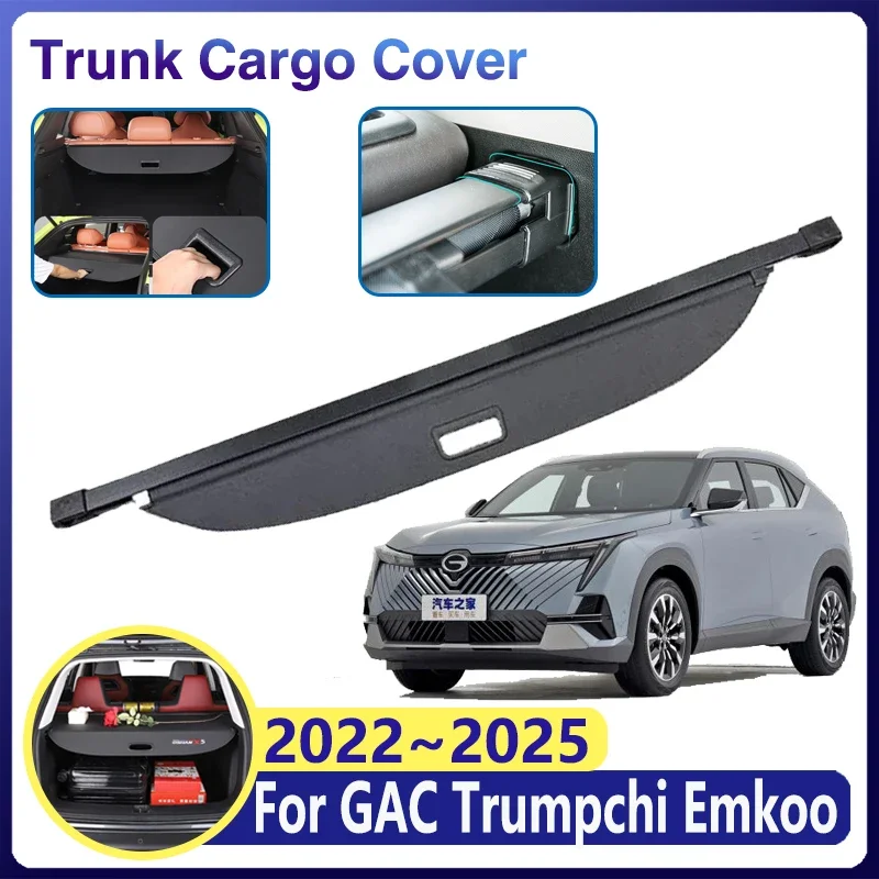 Autó csomagtartó függöny GAC Trumpchi Emkoo számára 2023 tartozékok 2022 2024 2025 Csomagmegőrző hátsó csomagtartótálca fedelek Visszahúzható árnyékoló . ' - ' . 0