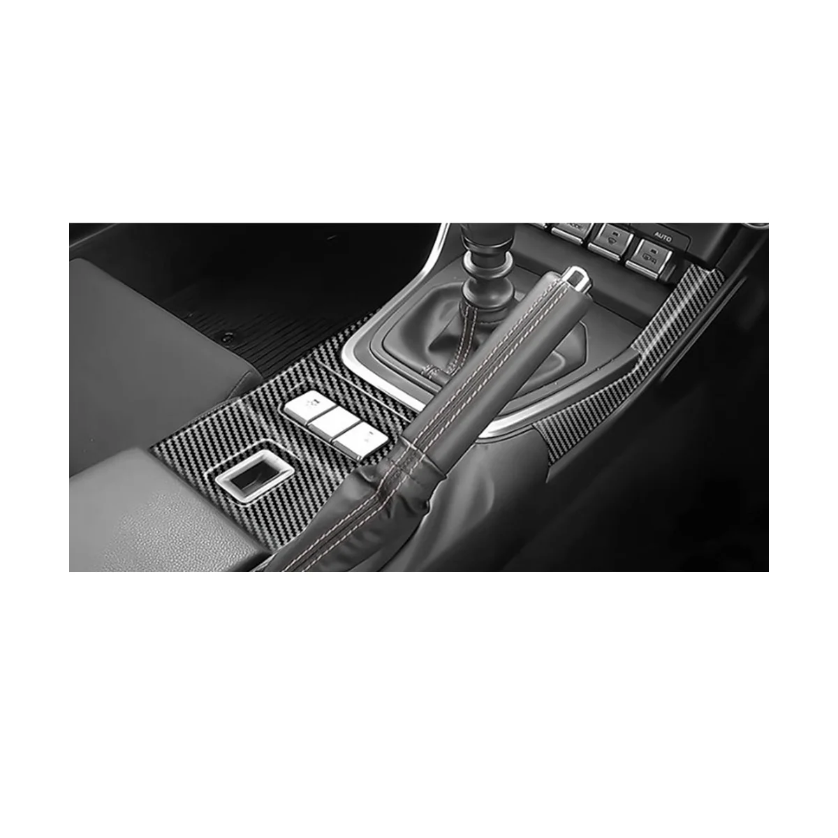 Autó szénszálas középkonzol sebességváltó panel fedél keret matrica díszítő tartozékok Subaru Brz Zd8 2021-2023 . ' - ' . 2
