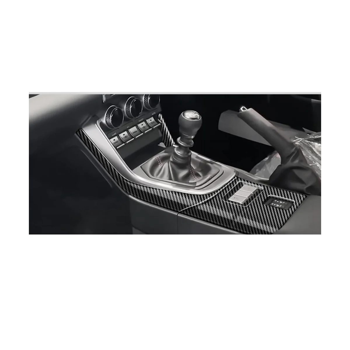 Autó szénszálas középkonzol sebességváltó panel fedél keret matrica díszítő tartozékok Subaru Brz Zd8 2021-2023 . ' - ' . 3
