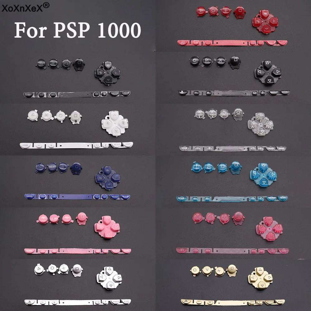 1set PSP 1000 konzol tartalék gombkészlethez 3 az 1-ben teljes kulcskészlet PSP 1000 konzolhoz tartalék gomb ABXY gombkészlet . ' - ' . 0