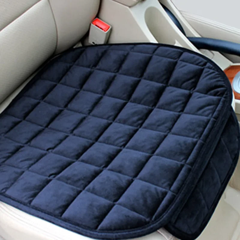 Új autós üléshuzat tartozék Első hátsó pelyhesítő kendő téli meleg párna lélegző védőszőnyeg betét univerzális automatikus belső tér . ' - ' . 5