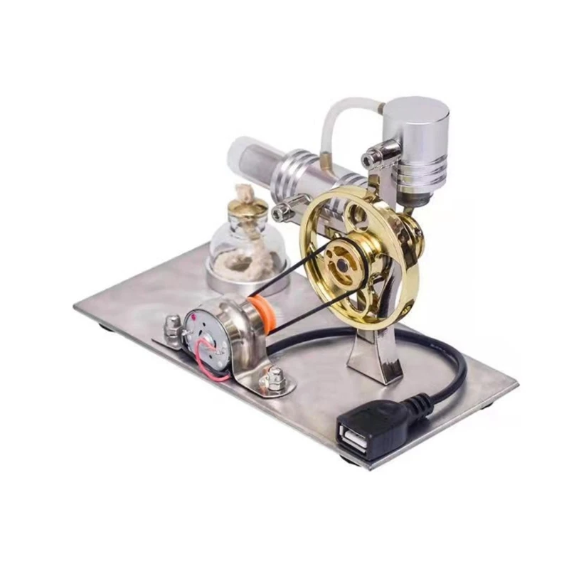 Hordozható légmotor oktatási modell Egyedi fizikai játék Innovatív motorkísérlet modell Stirling motor oktatási dropship . ' - ' . 2