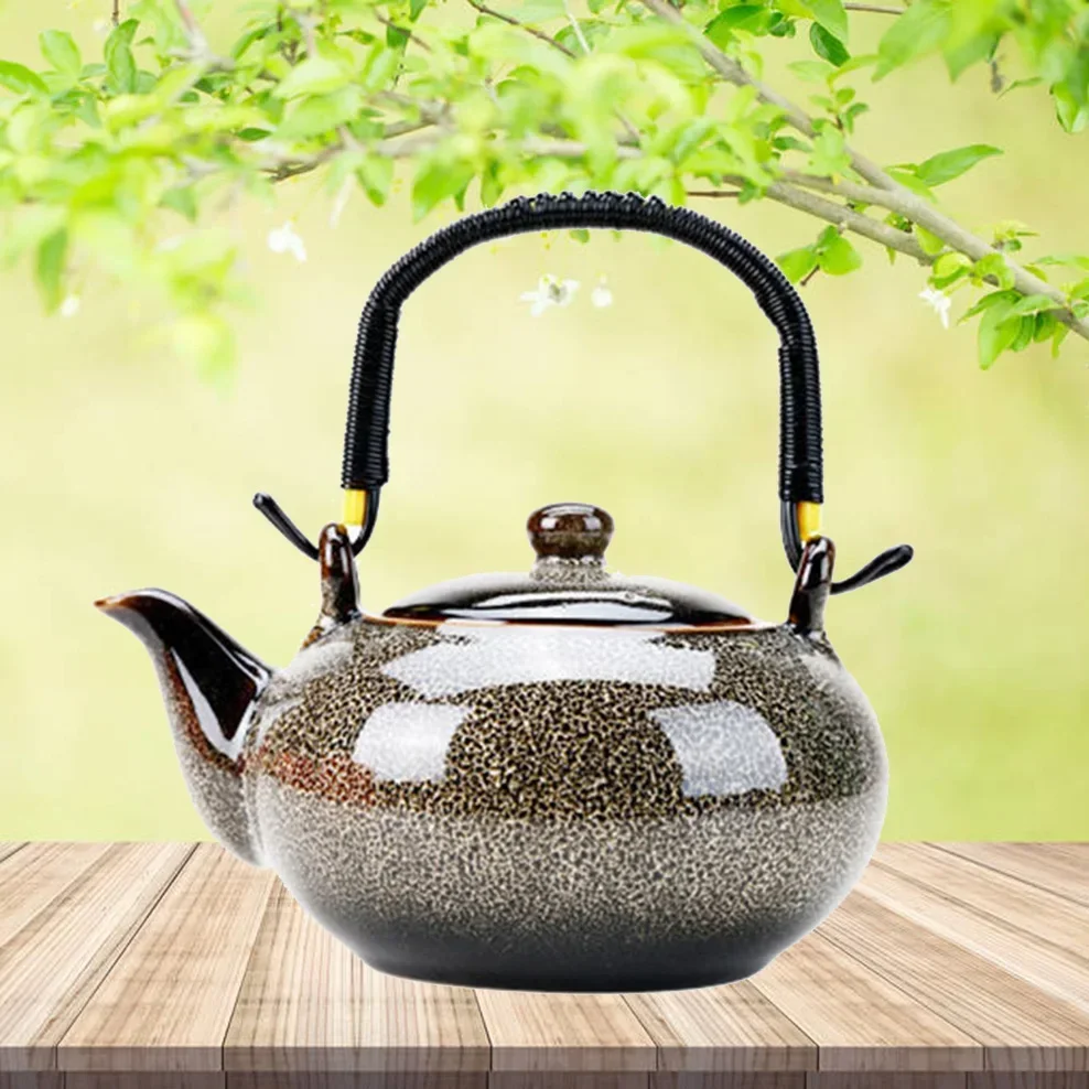 700ML kerámia teáskanna otthoni fogantyú teázó Tea szoba kiegészítők Kemence csere teáskanna teafőzéshez Bögrében szépség egészség teáskészlet . ' - ' . 0
