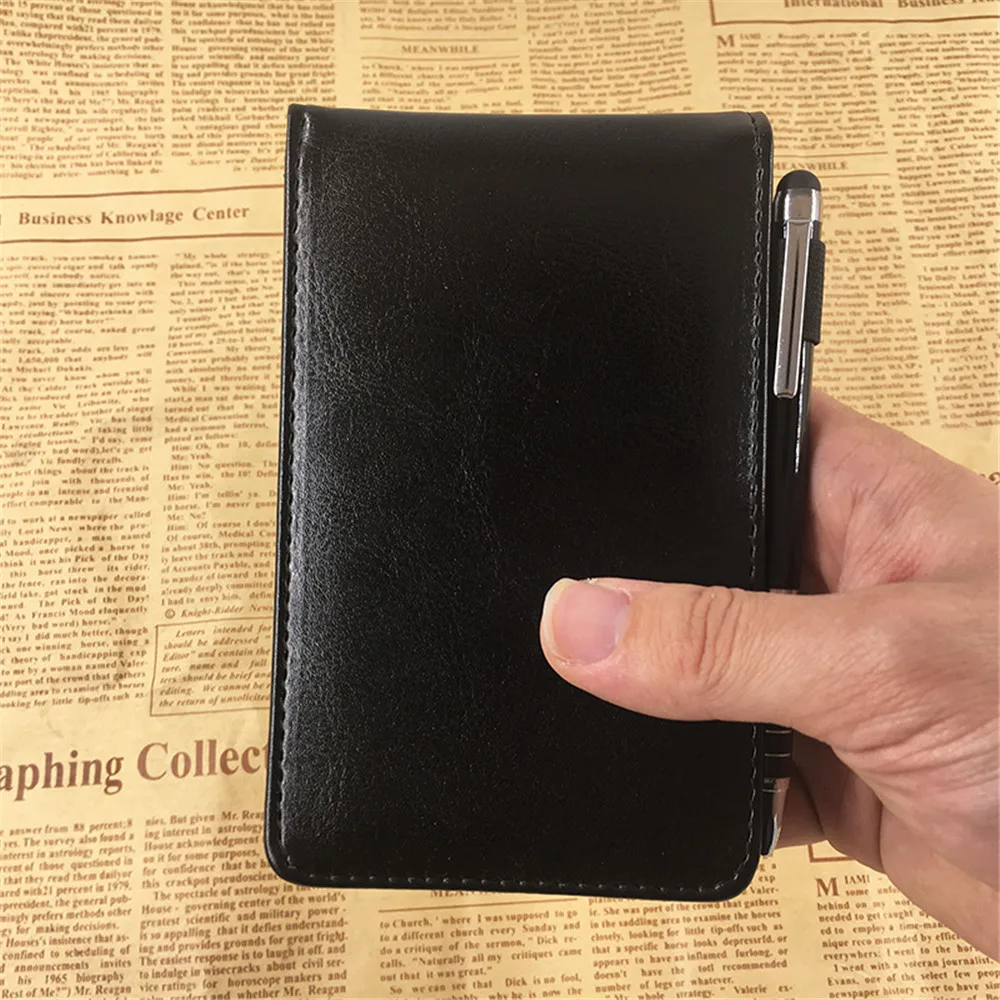 A7 többfunkciós PU bőr Kis notebook zsebtervező Napi emlékeztetők Mini jegyzet Könyvtoll utántöltő Üzleti irodai munka Jegyzettömb . ' - ' . 3