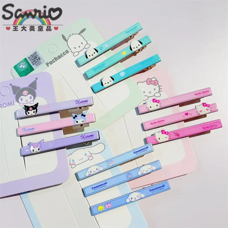 Hello Kitty Baby Girl Bows hajcsat Sanrio hajcsatok Kawaii haj kiegészítők Fejpántok Nyakkendők Divat Szőrnyakkendők Kuromi lányok Fall . ' - ' . 1