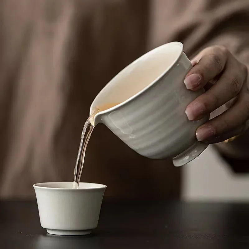 Japán stílusú kancsó kerámia antik teáskanna Tea tálaló edény hőálló teafőző vásár csésze Gong Dao Bei teainfúzió . ' - ' . 4