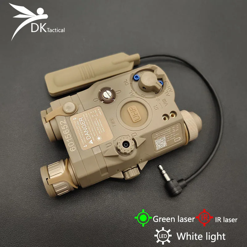 Taktikai PEQ15 IR lézeres jelző piros zöld pont/fehér LED fegyver lézer illeszkedés 20MM sín Airsoft kültéri vadászat célzó lézer . ' - ' . 5