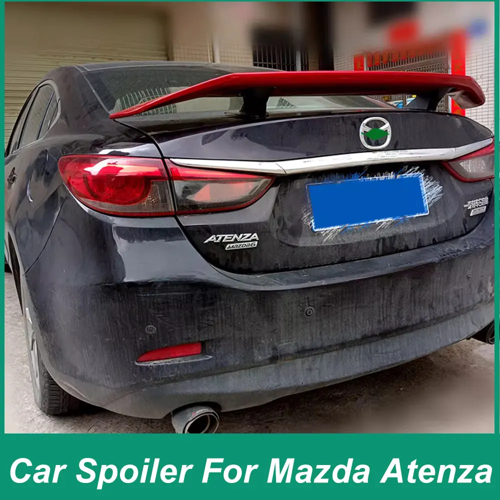 Mazda Atz 2018-2023 hátsó csomagtérfedél spoiler univerzális L design stílus farokszárny külső dekoráció módosított ABS műanyag fekete . ' - ' . 0