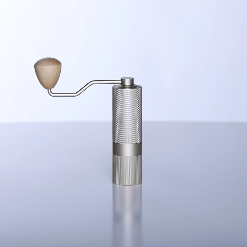 MC kézi kávédaráló hordozható malom 420rozsdamentes acél 48mm rozsdamentes acél Titán bevonatú sorja . ' - ' . 3