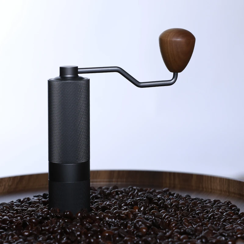 MC kézi kávédaráló hordozható malom 420rozsdamentes acél 48mm rozsdamentes acél Titán bevonatú sorja . ' - ' . 5