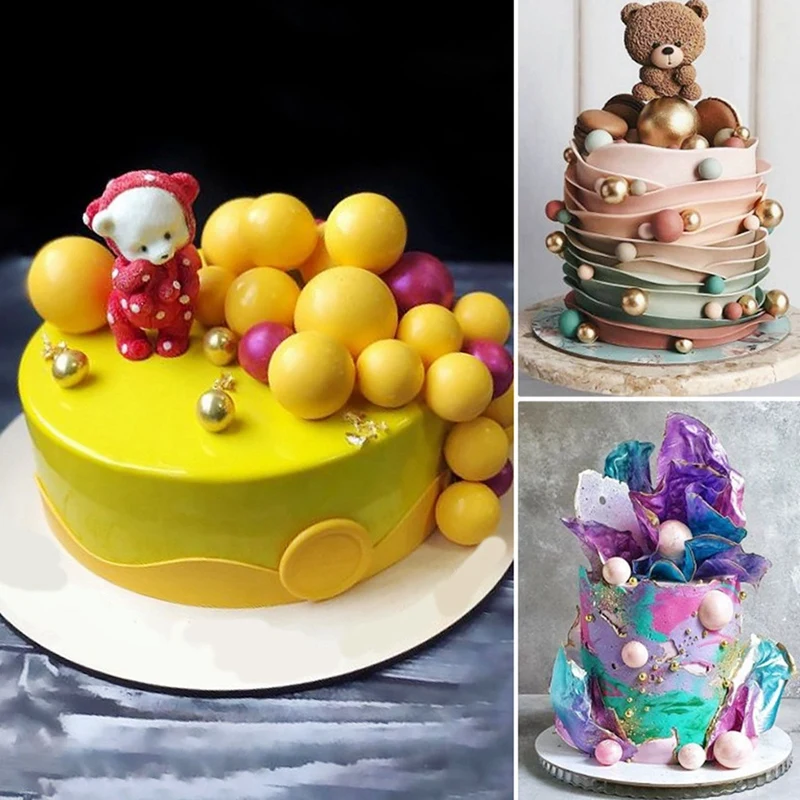 4Pcs szilikon torta modell csokoládé fudge forma gyöngygolyó forma DIY sütés konyha sütés torta eszköz dekoráció . ' - ' . 3