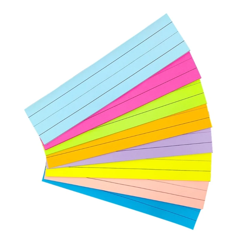 8 szín Öntapadó jegyzettömbök 280 lap Mondatcsíkok Öntapadó jegyzetek helyesíráshoz Y9RF . ' - ' . 4