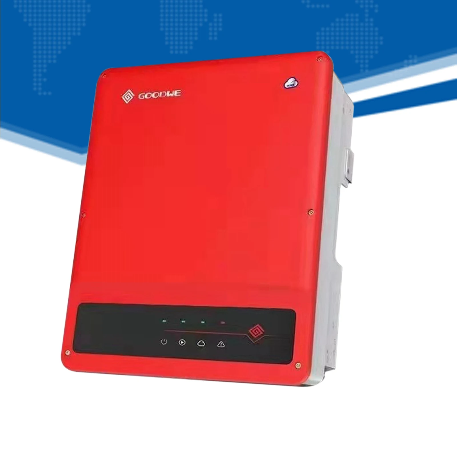 AC 85-264V 3kw Hálózathoz csatlakoztatott inverter Kétcsatornás MPPT 220V Hálózathoz csatlakoztatott fotovoltaikus inverter piros 3000W 12v 12w pamut . ' - ' . 0