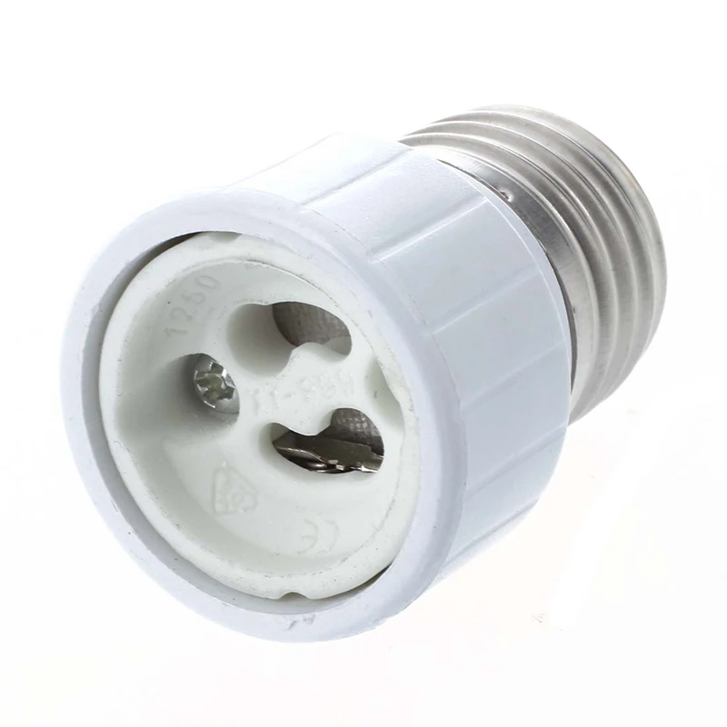 8X E27 - GU10 LED fényfoglalat adapter foglalat adapter lámpa izzó átalakító fehér . ' - ' . 4
