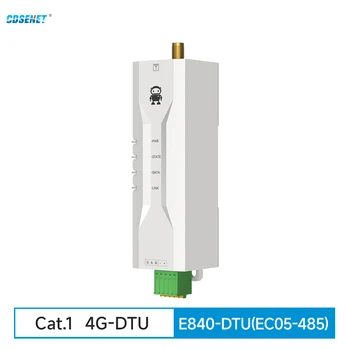4G Cat1 RS485 transzparens átvitel MQTT Modbus TCP RTU CDSENT kis méretű modem E840-DTU(EC05-485)E 2-utas socket kapcsolat