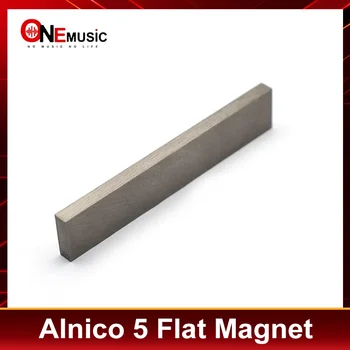 4Pcs Alnico V elektromos gitár hangszedő mágnes humbucker 60x3.2x13MM/F54x3x10MM lapos hangszedő mágnes ezüst