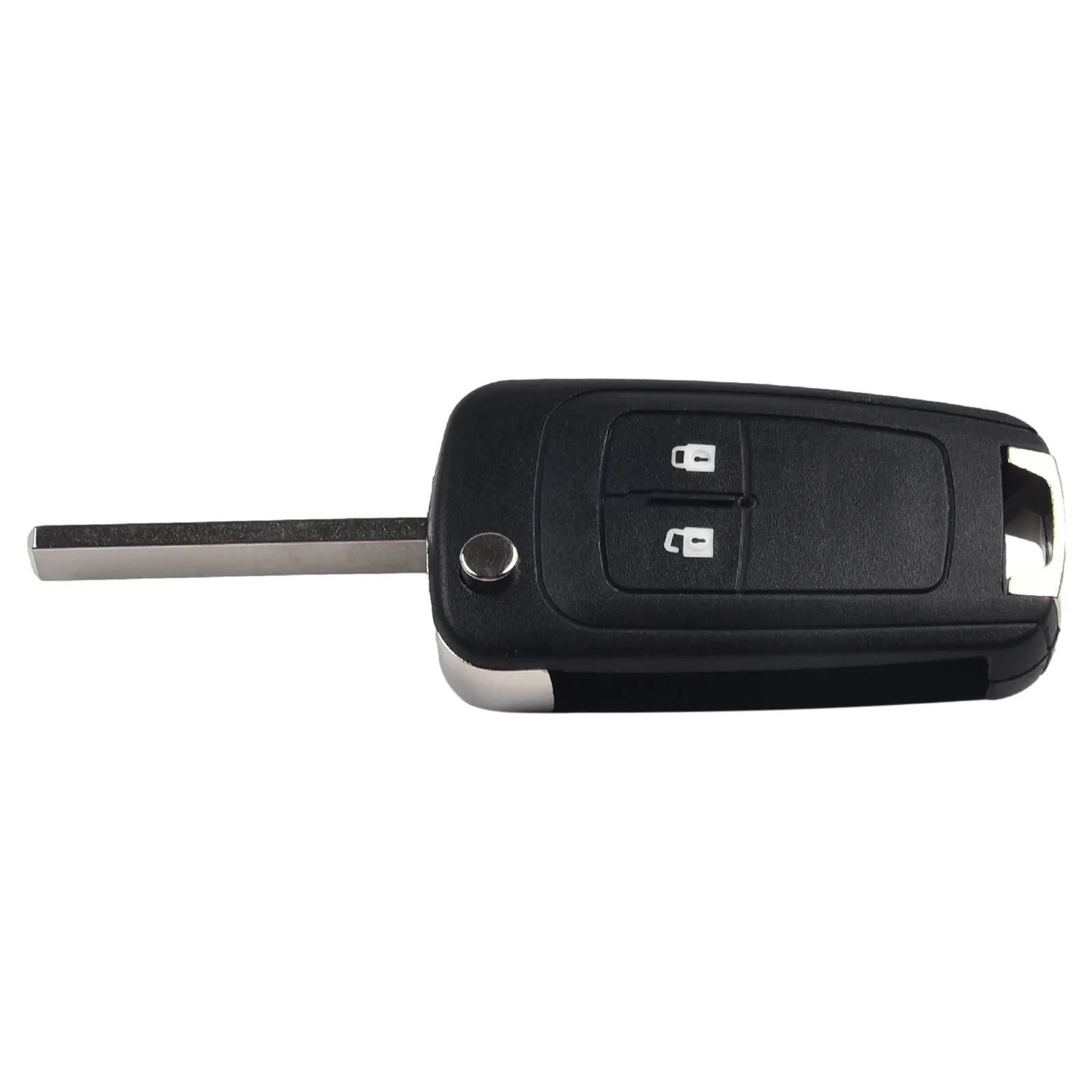 2Gomb összecsukható kulcsház ház csere Összecsukható kulcs Opel Astra J-hez Corsa E autó belső kulcshéj védelmi tartozékok . ' - ' . 1