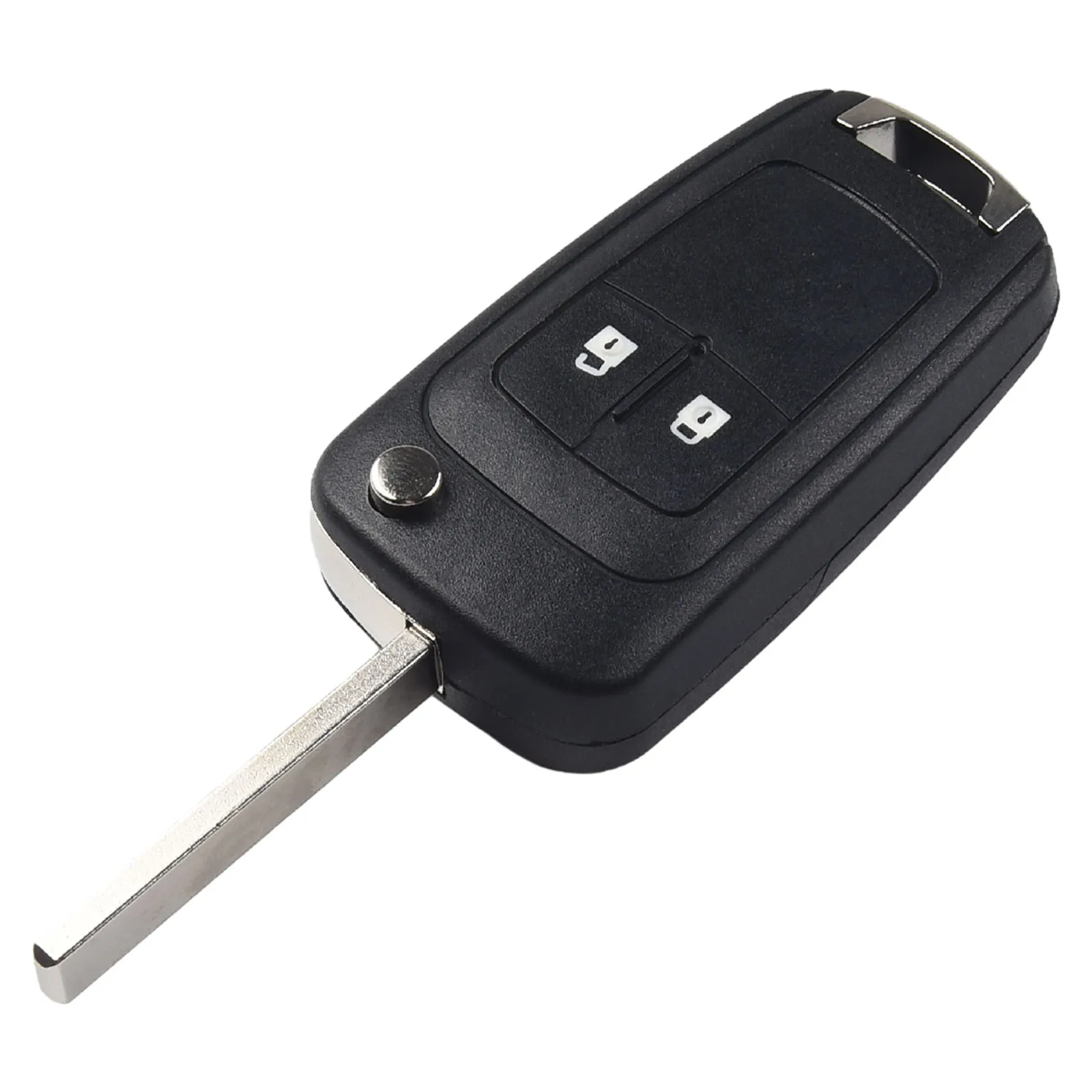 2Gomb összecsukható kulcsház ház csere Összecsukható kulcs Opel Astra J-hez Corsa E autó belső kulcshéj védelmi tartozékok . ' - ' . 3