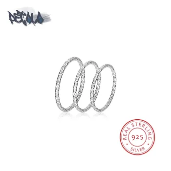925 Sterling ezüst gyűrű nőknek Divat vegán gyűrű Egyszerű összecsukható viselni ékszerek Magas ékszerek jegygyűrűk nőknek