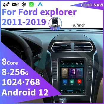 A Ford erplorer 2011-2019 1024 * 768 felbontás UIS 7862S nyolcmagos 8 + 256G autós navigáció CarPlay autórádió multimédia Android12