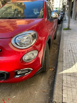 ABS króm oldalsó ajtó Visszapillantó tükör sapka fedél védő burkolat Fiat 500X 2015 2016 2017 2018 2019 Autó stílus kiegészítők