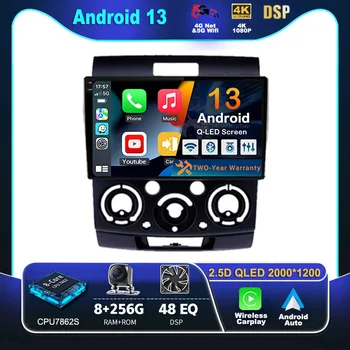 Android 13 DSP autórádió Ford Everest Rangerhez Mazda BT50 BT-50 2006 2007 - 2010 GPS navigáció Multimédia videolejátszó sztereó