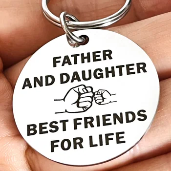 Apa és lánya Apák napi kulcstartó lánya nyaklánc szett ajándék apának Lánya lánya kulcstartó nyaklánc ajándék apának