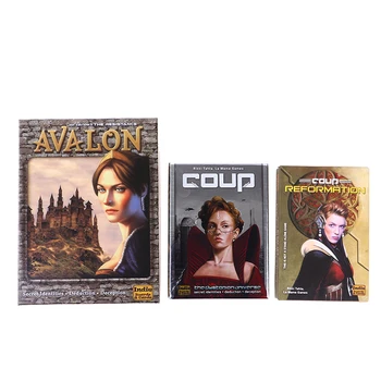 Az ellenállás Avalon társasjáték Party Családi játéktáblák Kártyák Puccs Reformáció Felnőtt alkalmi összejövetel Stratégiai érvelés