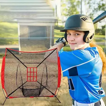 Baseball edzőháló ütő célháló softball edzéshez Poliészter anyag Kültéri edzőeszköz edzőteremhez Home Park