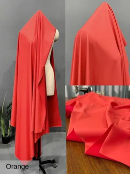 Bőr szövet vízálló világos piros matt magas rugalmasságú ruházat baba tervező ruházat varrás szövetszövet DIY méter