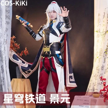 COS-KiKi Honkai: Star Rail Jing Yuan Game Suit Cosplay jelmez Gyönyörű egyenruha Halloween Party szerepjáték Ruha Férfi XS-XXL
