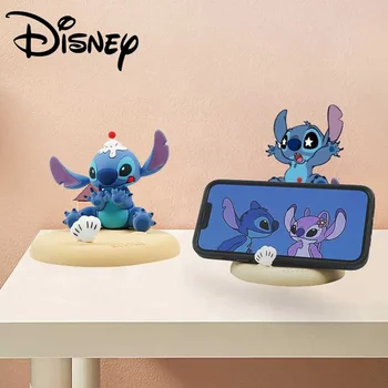 Disney öltés mobiltelefon-tartó anime rajzfilm Lilo & Stitch asztali lusta ágy melletti univerzális támasztó állvány mobiltelefon ajándékhoz