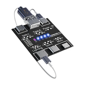 DT3 USB kábel teszter Micro Type-C porthoz Gyors érzékelés Könnyű, tartós