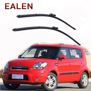 EALEN Kia Soul számára 2014 2013 2012 2011 2010 2009 Szélvédő Eredeti csere tartozékok 1Set gumi autó első ablaktörlő lapát készlet