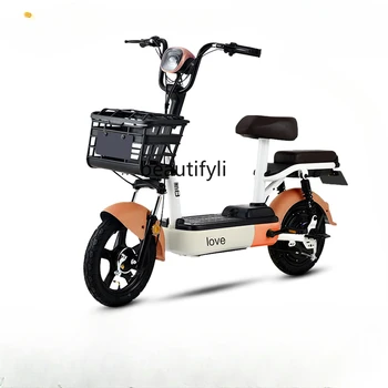  elektromos kerékpár 48V hordozható lítium elektromos autó könnyű akkumulátor autó férfi és nő