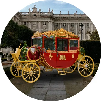 Esküvő Royal Hamupipőke hintó Speciális szállítás Elektromos lovaskocsi Lovaskocsi