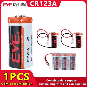 EVE CR123A 3V 1400mAh LiMnO2 lítium akkumulátor gázriasztáshoz Tűzjelző berendezések Egészségügyi berendezések Digitális fényképezőgép GPS helymeghatározó