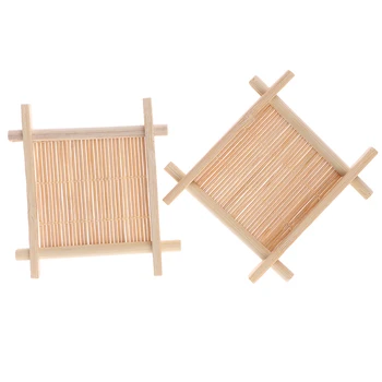 Fa bambusz szappanos edénytálca tartó tároló szappantartó lemez doboz tartály